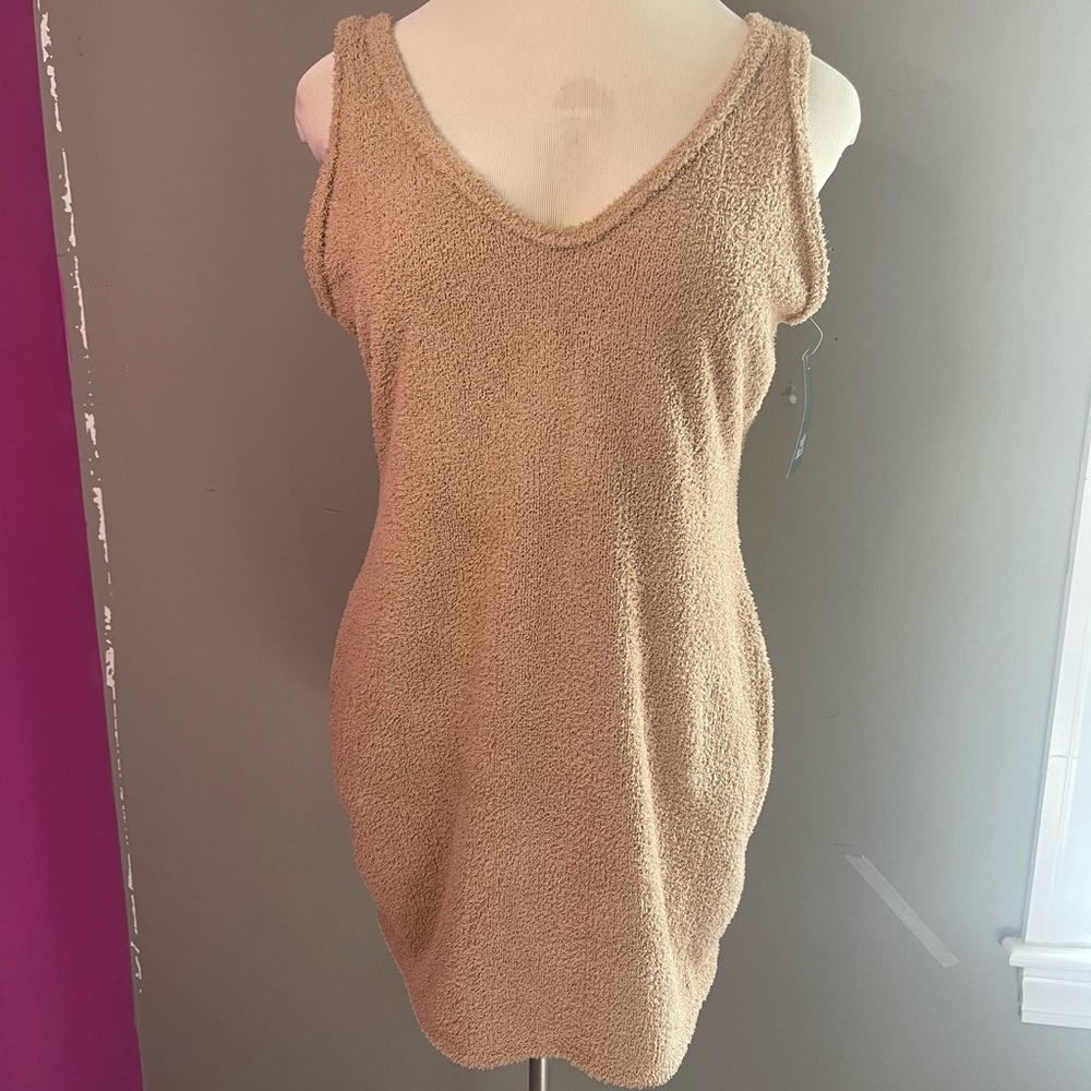 NWT Wild Fable fuzzy sleeveless mini dress